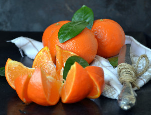 Картинка еда цитрусы мандарины