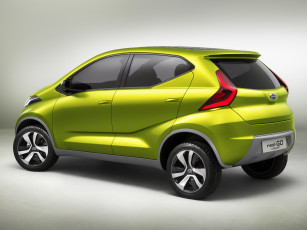 Картинка автомобили nissan datsun concept redi-go зеленый 2014