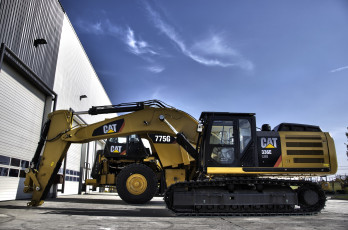 Картинка техника экскаваторы экскаватор гусеничный самоходный