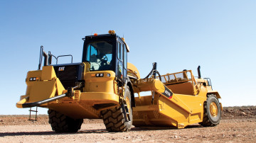 Картинка техника строительная+техника тяжелый колесный трактор прицеп