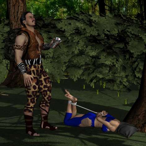 Обои картинки фото kraven`s sport, 3д графика, fantasy , фантазия, мужчина, девушка