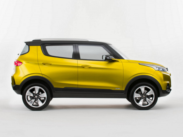 Обои картинки фото автомобили, chevrolet, желтый, adra, 2014г, concept