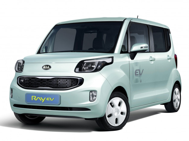 Обои картинки фото автомобили, kia, 2012г, ev, ray