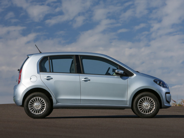 Обои картинки фото автомобили, volkswagen, 2014, светлый, br-spec, up