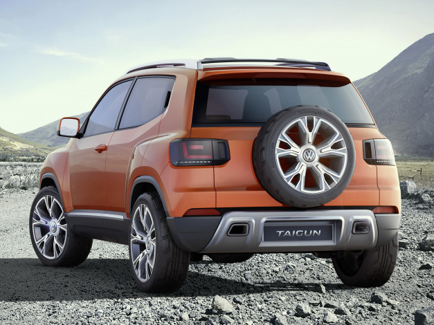 Обои картинки фото автомобили, volkswagen, 2014г, taigun, concept