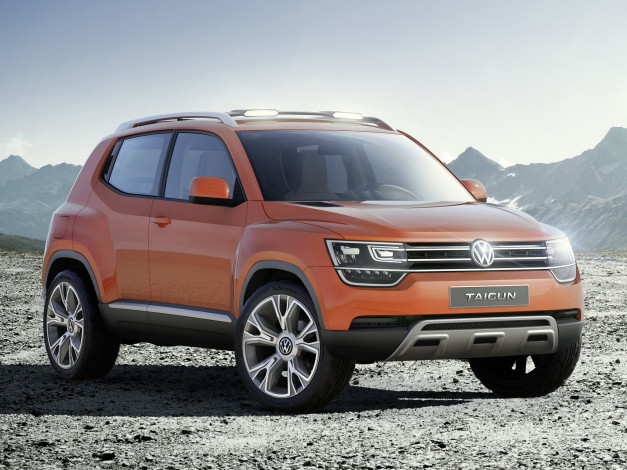 Обои картинки фото автомобили, volkswagen, 2014г, taigun, concept