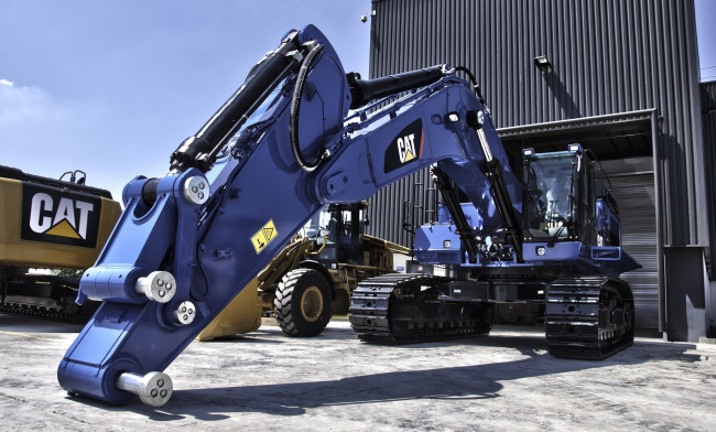 Обои картинки фото техника, экскаваторы, гусеничный, экскаватор, самоходный