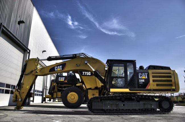 Обои картинки фото техника, экскаваторы, экскаватор, гусеничный, самоходный