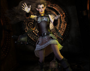 Картинка 3д+графика эльфы+ elves фон взгляд эльфийка