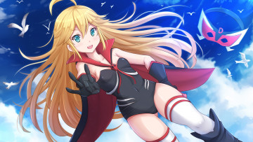 Картинка аниме unknown +другое арт девушка kazenokaze leopard yoru no yatterman