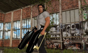 Картинка 3д+графика фантазия+ fantasy мужчина взгляд оружие