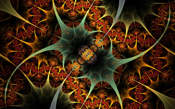 Картинка 3д+графика фантазия+ fantasy цвета фон узор