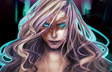 Картинка аниме tiger+and+bunny парень yuri petrov тигр и кролик арт голубые глаза блондин