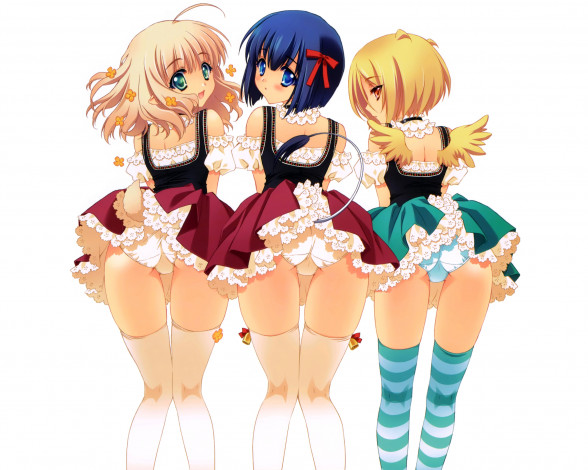 Обои картинки фото аниме, carnelian, хвост, крылья, демон, ангел, арт, девушка