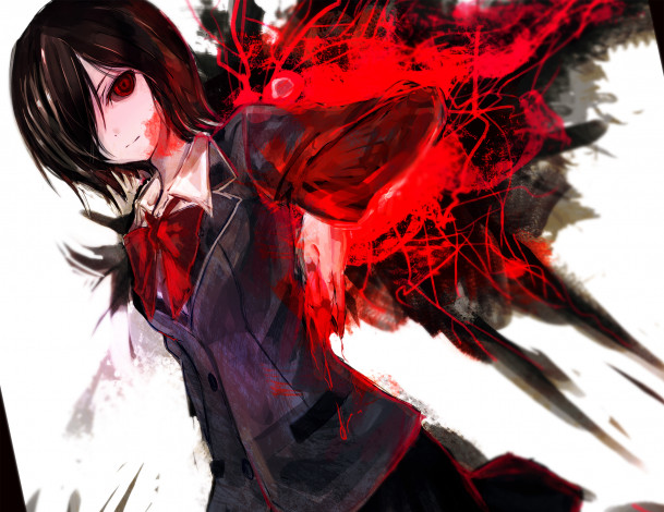 Обои картинки фото аниме, tokyo ghoul, tokyo, ghoul, токийский, гуль, kirishima, touka