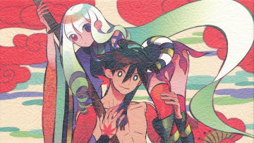 Картинка аниме katanagatari двое