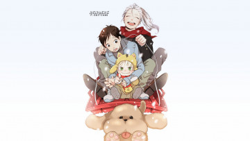 Картинка аниме yuri+on+ice yuri on ice арт юрий на льду юри катсуки виктор никифоров плиседский