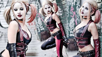 Картинка разное cosplay+ косплей harley quinn