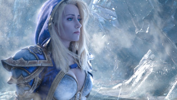 обоя разное, cosplay , косплей, world, of, warcraft, cosplay, mahou, jaina, proudmoore, blonde, girl, narga lifestream