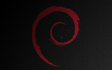 Картинка компьютеры debian фон логотип