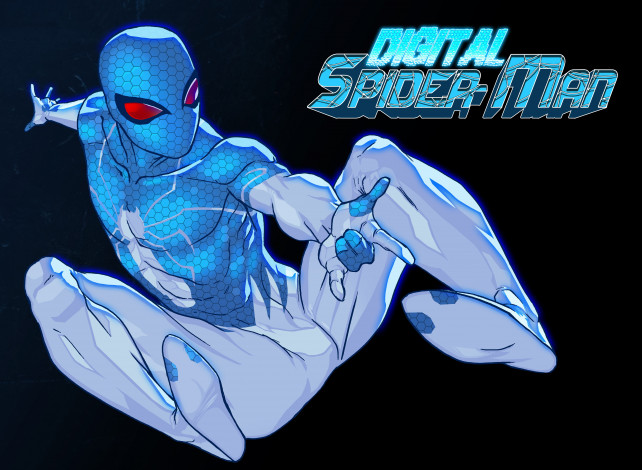 Обои картинки фото рисованное, комиксы, fan, art, digital, spider-man, peter, parker, супергерой, marvel, comics, костюм