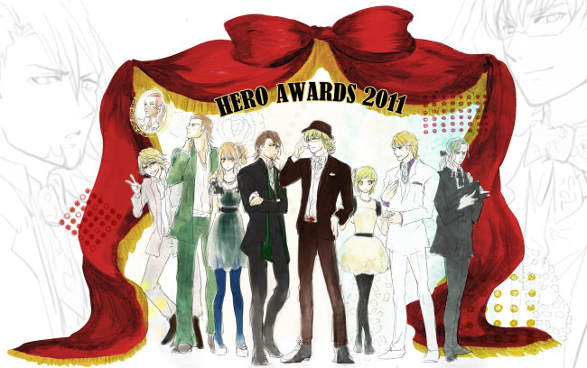 Обои картинки фото аниме, tiger and bunny, герои