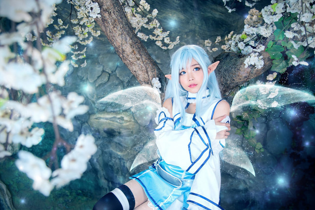 Обои картинки фото разное, cosplay , косплей, sao