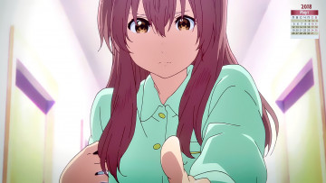 Картинка календари аниме 2018 девушка взгляд