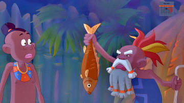 Картинка календари кино +мультфильмы рыба мужчина 2018 взгляд