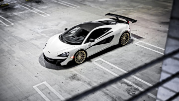 Картинка mclaren+570s+vorsteiner+wheels автомобили mclaren тюнинг белый wheels 570s макларен vorsteiner