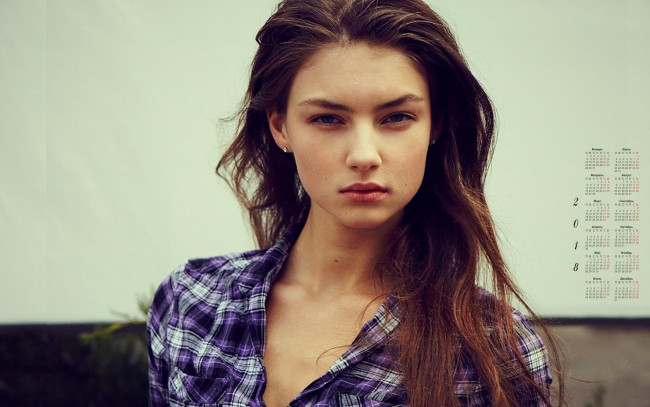 Обои картинки фото календари, знаменитости, взгляд, 2018