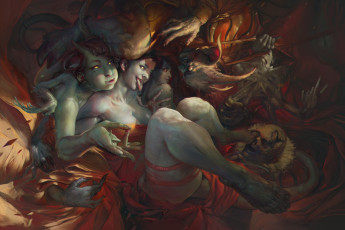 Картинка фэнтези демоны тьма демон