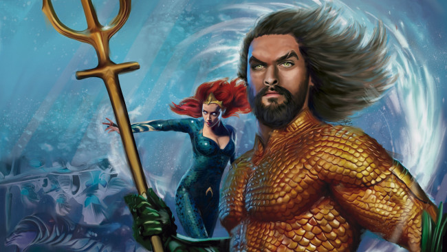 Обои картинки фото рисованное, кино, aquaman
