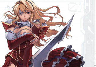 Картинка аниме freezing девушка оружие