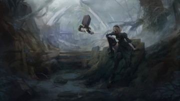 Картинка видео+игры nier +automata automata