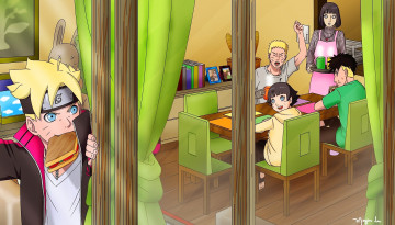 Картинка аниме naruto боруто бутерброд семья