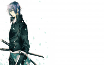 Картинка аниме hakuouki парень мечи