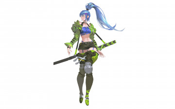 Картинка аниме unknown +другое+ девушка оружие