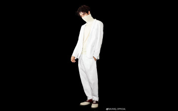 Картинка мужчины wang+yi+bo костюм водолазка воротник