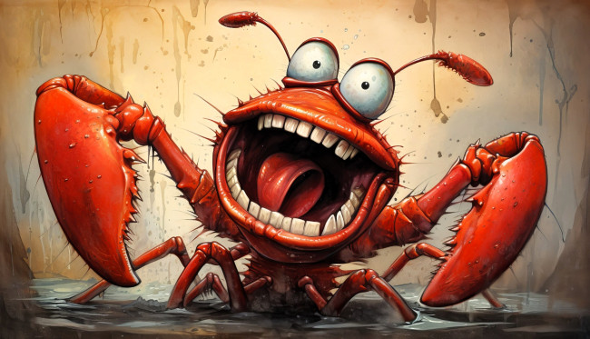 Обои картинки фото рисованное, кино,  мультфильмы, краб, глаза, клешни