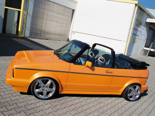 Картинка volkswagen golf cabriolet автомобили