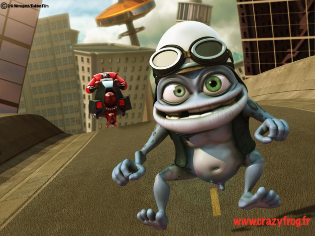 Обои картинки фото crazy, frog, музыка