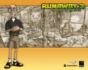 обоя видео, игры, runaway, сны, черепахи, the, dream, of, turtle