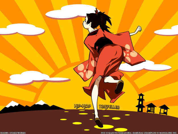 Обои картинки фото аниме, samurai, champloo