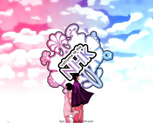 Обои картинки фото аниме, nhk