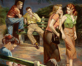 Картинка рисованные люди