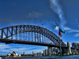 Картинка sydney harbour bridge города сидней австралия