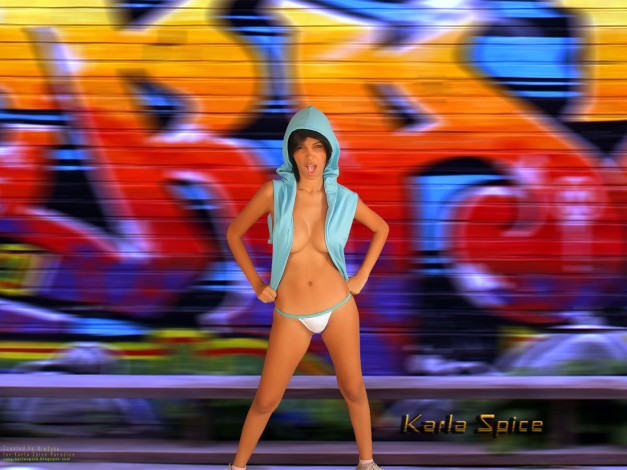 Обои картинки фото Karla Spice, девушки
