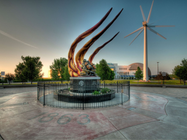 Обои картинки фото cleveland, города, памятники, скульптуры, арт, объекты