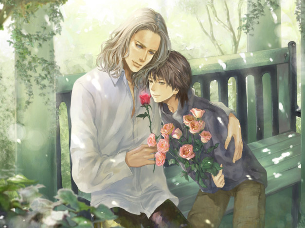 Обои картинки фото рисованные, люди